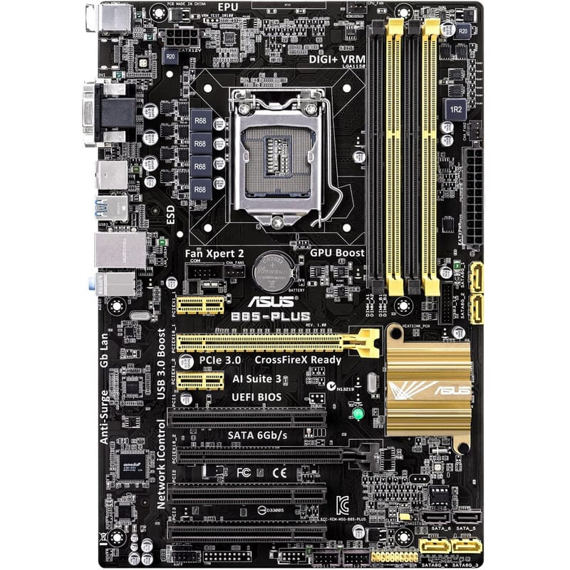 B85PLUS مادربرد دست دوم ایسوس مدل MAINBOARD USED B85-PLUS - تصویر 1