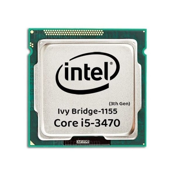 cpu i5 3470 پردازنده اینتل دسته دوم سری CPU INTEL USED CORE i5-3470 IVY BRIDGE - تصویر 1