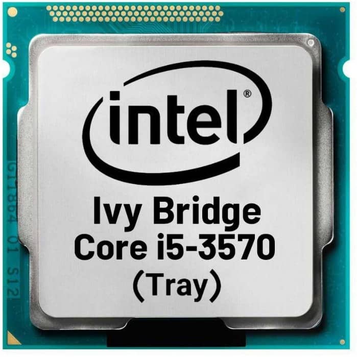 cpu i5 3570 پردازنده اینتل دسته دوم سری CPU INTEL USED CORE i5-3570 IVY BRIDGE - تصویر 1
