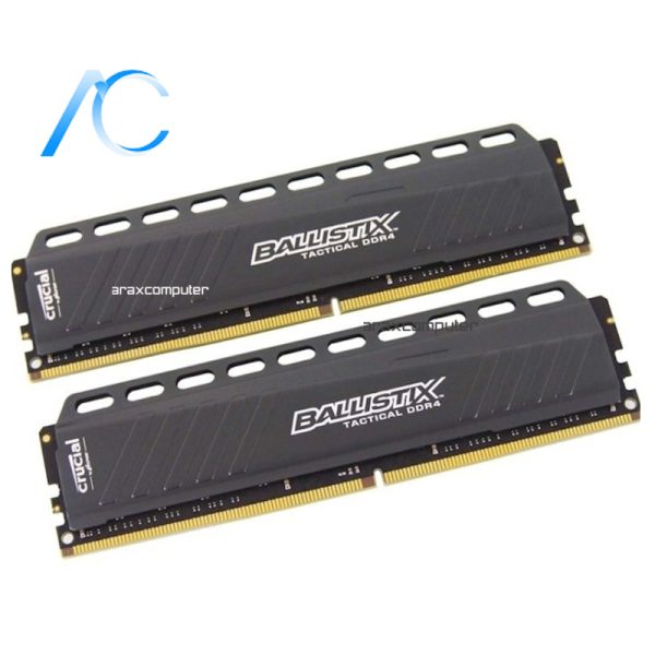 رم کامپیوتر دسته دوم کروشیال CRUCIAL BALLISTIX TACTICAL BY MICRON DDR4 8GB 3000MHz CL15
