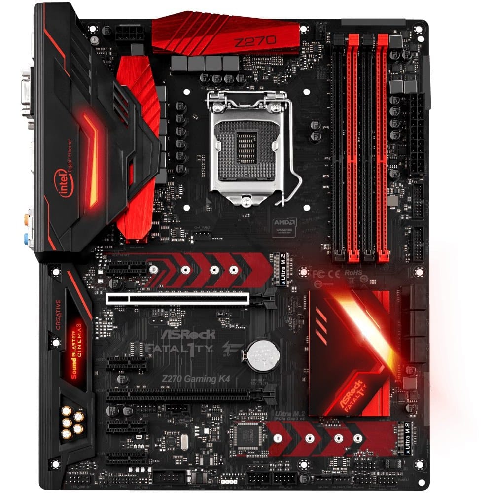 ASROCK Z270 GAMING K4 مادربرد دسته دوم مدل MAINBOARD USED ASROCK Z270 GAMING K4 - تصویر 1