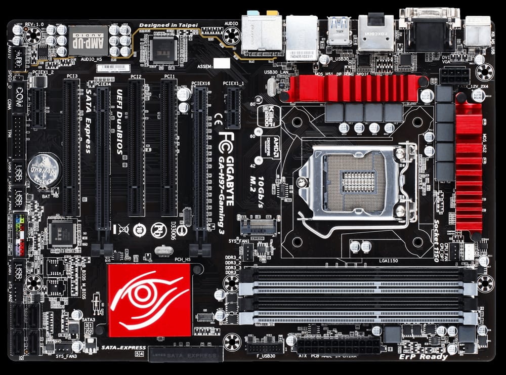 GIGABYTE GA-H97-GAMING3 مادربرد دسته دوم ام اس ای مدل MAINBOARD USED MSI H97M-GAMING3 - تصویر 1