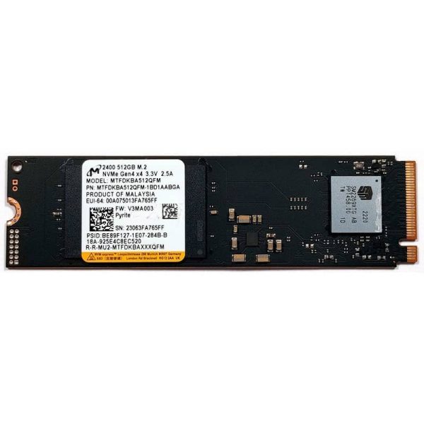 اس اس دی اینترنال SSD NVME M.2 MICRON 512GB GEN4