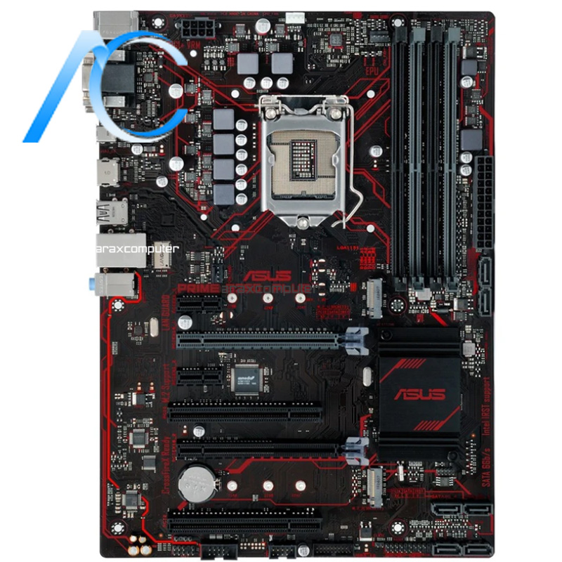 مادربرد دسته دوم ایسوس مدل MAINBOARD USED ASUS PRIME B250-PLUS مادربرد دسته دوم ایسوس مدل MAINBOARD USED ASUS PRIME B250-PLUS