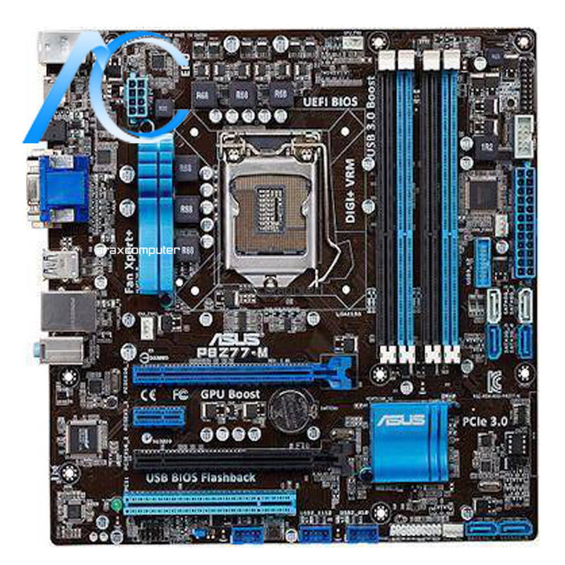 مادربرد دسته دوم ایسوس مدل MAINBOARD USED ASUS P8Z77-M مادربرد دسته دوم ایسوس مدل MAINBOARD USED ASUS P8Z77-M