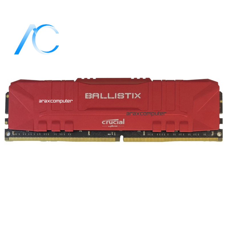 crucial ballistix ddr4 3000 8gb رم کامپیوتر دسته دوم کروشیال CRUCIAL BALLISTIX BY MICRON DDR4 8GB 3000MHz CL15