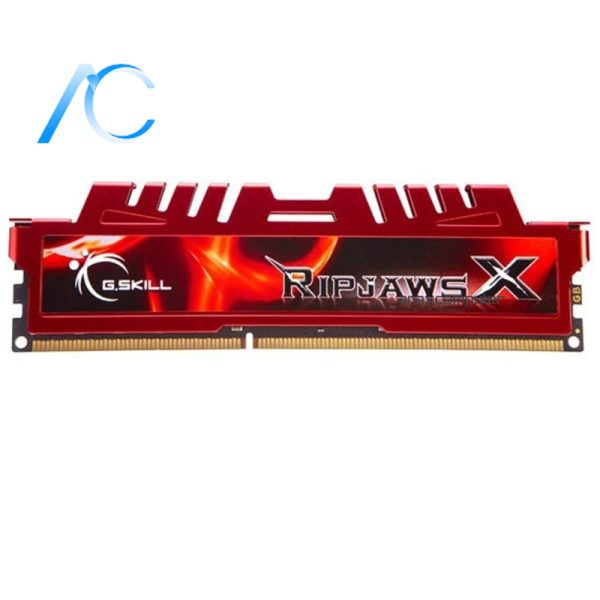 رم کامپیوتر دسته دوم جی اسکیل RAM G.SKILL RIPJAWS X DDR3 PC3-12800 1600MHZ 8GB CL10-RED