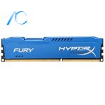 رم کامپیوتر دسته دوم کینگستون RAM KINGSTON HYPERX FURY DDR3 1600MHZ 8GB CL10-BLUE