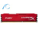 رم کامپیوتر دسته دوم کینگستون RAM KINGSTON HYPERX FURY DDR3 1600MHZ 8GB CL10-RED