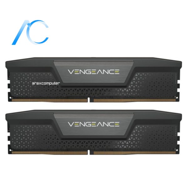رم کامپیوتر دسته دوم کورسیر دو کاناله Vengeance فرکانس 5600 مگاهرتز DDR5 تایمینگ CL36 حافظه 32 گیگابایت 1