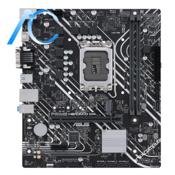 مادربرد دسته دوم ایسوس مدل MAINBOARD USED ASUS PRIME H610M-D
