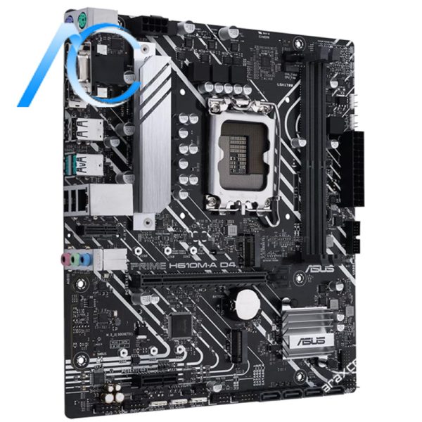 مادربرد دسته دوم ایسوس مدل MAINBOARD USED ASUS PRIME H610M-A