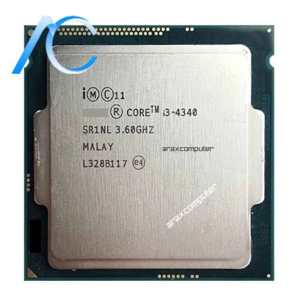 پردازنده اینتل دسته دوم سری CPU INTEL USED CORE i3-4340 HASWELL