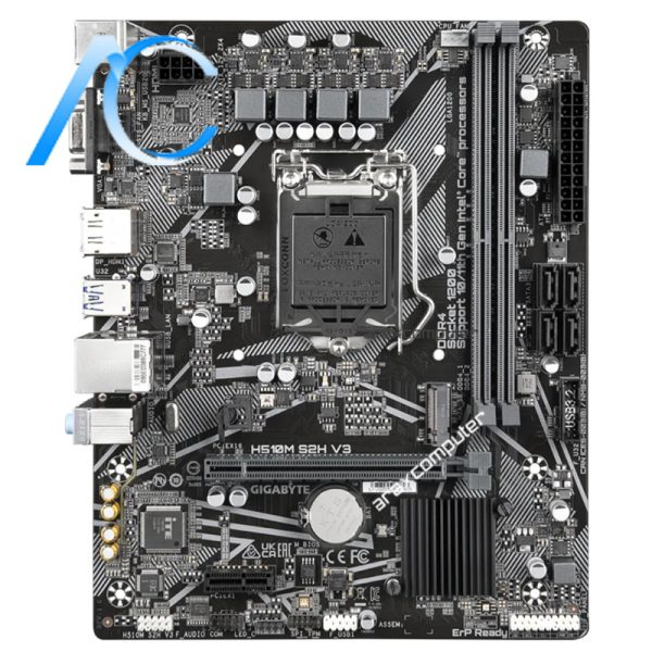 مادربرد دسته دوم گیگابایت مدل MAINBOARD USED GIGABYTE H510M S2H V3