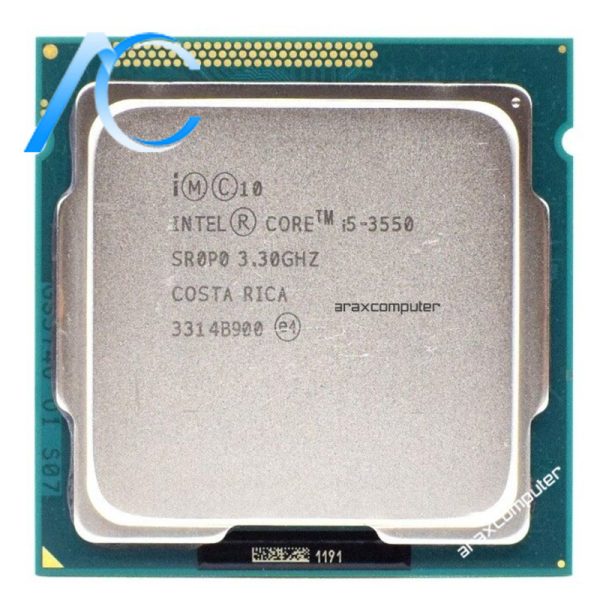 پردازنده اینتل دسته دوم سری CPU INTEL USED CORE i5-3550 IVY BRIDGE