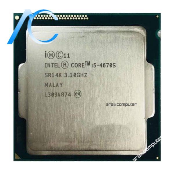 پردازنده اینتل دسته دوم سری CPU INTEL USED CORE i5-4670S HASWELL