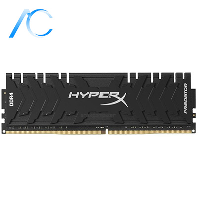 ram pc hyperx predator ddr4 8gb 3000mhz رم کامپیوتر دسته دوم کینگستون RAM KINGSTON HYPERX DDR4 3000MHZ 8GB BLACK