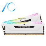 رم کامپیوتر دسته دوم کورسیر Vengeance RGB PRO 16GB(2*8) 3200MHz CL16 WHITE