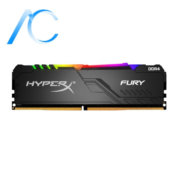 رم کامپیوتر دسته دوم کینگستون RAM KINGSTON HYPERX FURY DDR4 3733MHZ 32GB(2*16GB) RGB