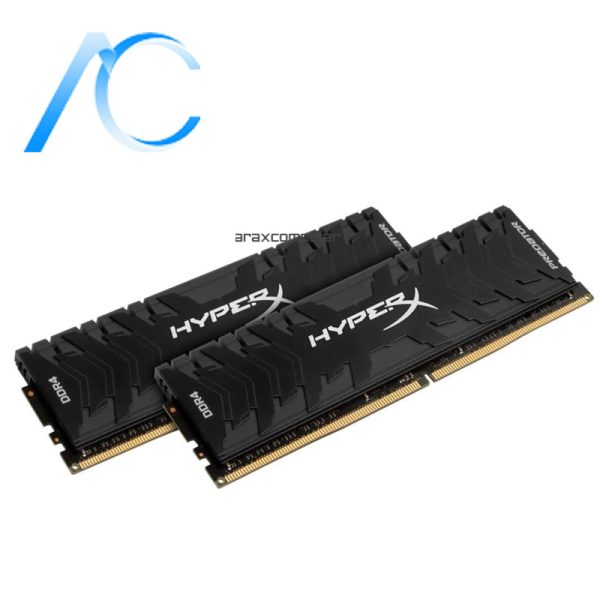 رم کامپیوتر دسته دوم کینگستون RAM KINGSTON HYPERX PREDATOR DDR4 3200MHZ 16GB(2*8GB)