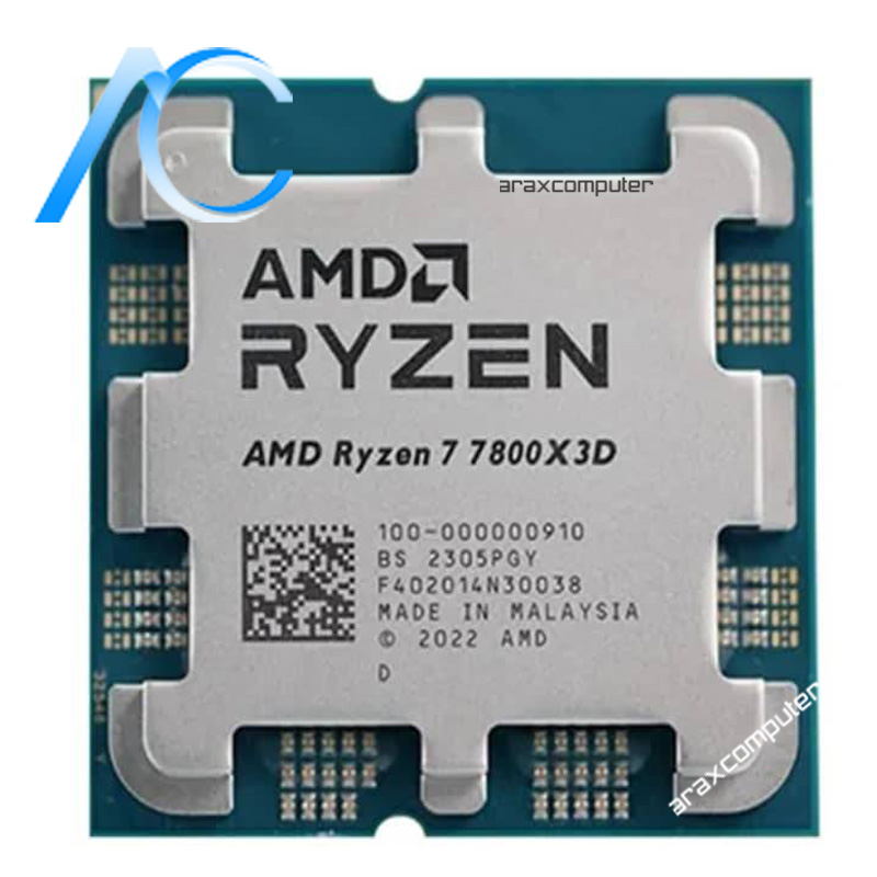 cpu amd ryzen7 7800x3d پردازنده ای ام دی دسته دوم سری CPU USED AMD RYZEN7-7800X3D
