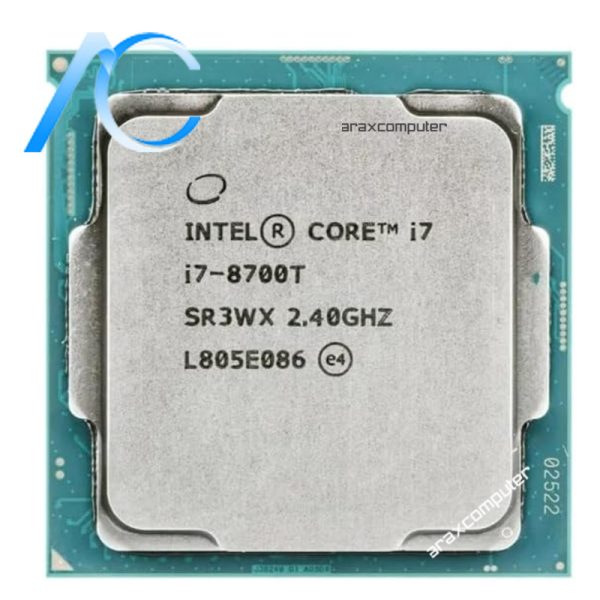 پردازنده اینتل دسته دوم سری CPU INTEL USED CORE i7-8700T COFFEE LAKE
